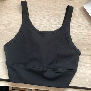 Smaller black aerie sports bra